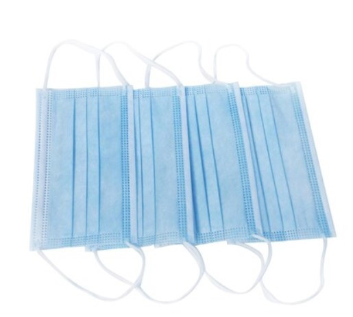 Masques chirurgicaux 3 plis type II bleus 