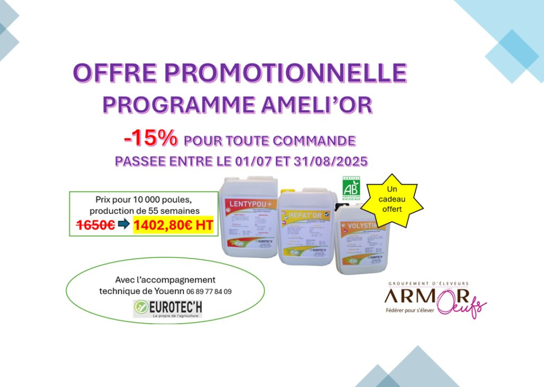 Nos services Armor Oeufs 